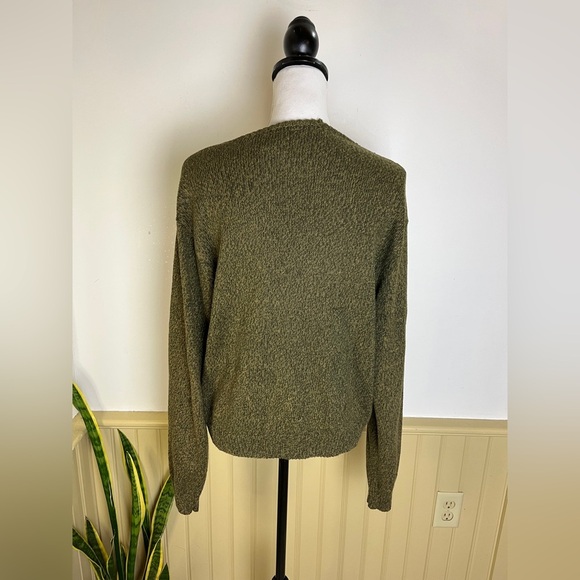 VTG Erika & Co Embroidered Cardigan Sweater XL Fall Leaves Cottage Grannycore - Picture 4 of 10